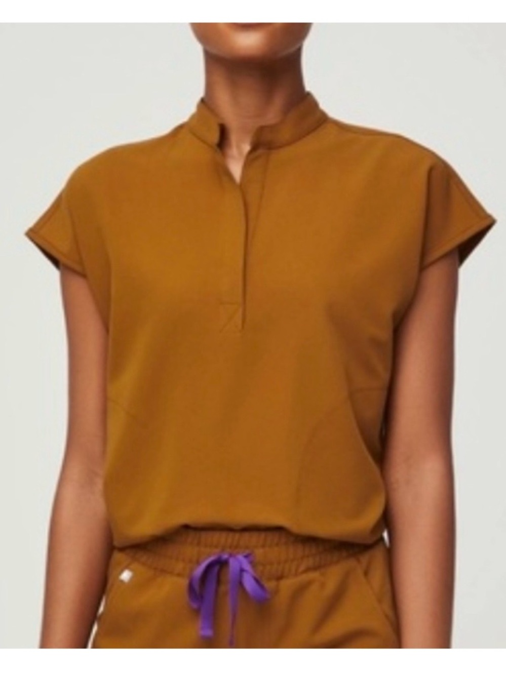 SOLD NA Figs Atlantic Fall Rafaela Oversized Scrub Top XL